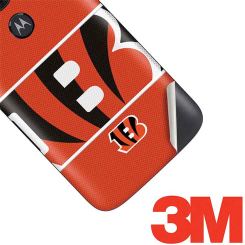 NFL Cincinnati Bengals Zone Block Moto E5 Play Skin